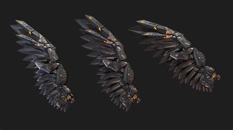 Artstation Sci Fi Mecha Wings And Claws Images Set Vol Iii Resources