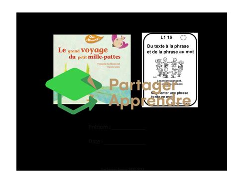 Partapp Le Grand Voyage Du Petit Mille Pattes