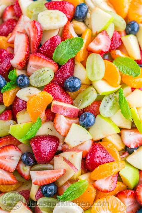 Fruit Salad Recipe Healthy Fruit Salad With Honey Glaze