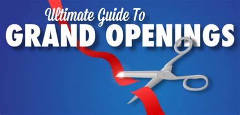 Grand Opening Guide Ideas Marketing Activities And More
