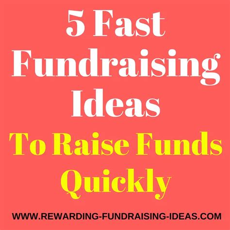 5 Fundraising Ideas To Raise Funds Quickly