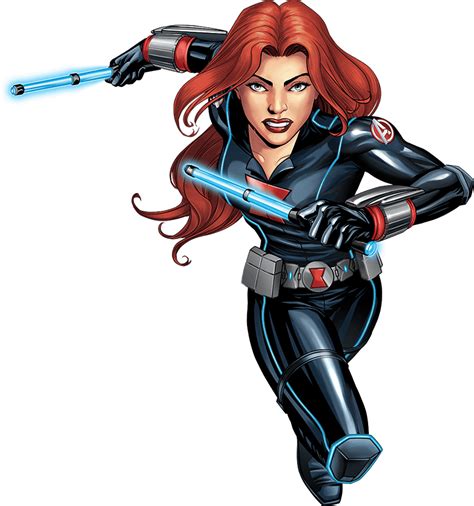 Transparent Black Widow Clipart Marvel Black Widow Animated Png