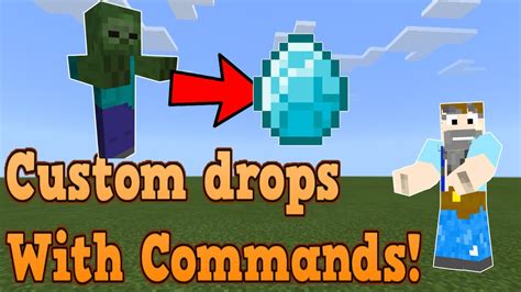 How To Create Custom Mob Drops With Commands On Minecraft Bedrock