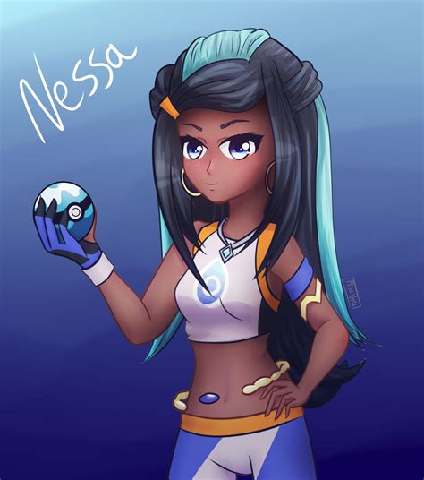 Nessa Pokemon Sword And Shield Gym Leader By Miss Vyris On Deviantart