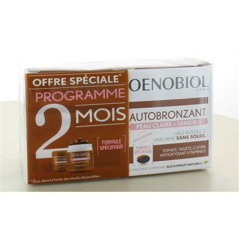 Oenobiol Autobronzant Peau Claire Et Sensible Duounivers Pharmacie