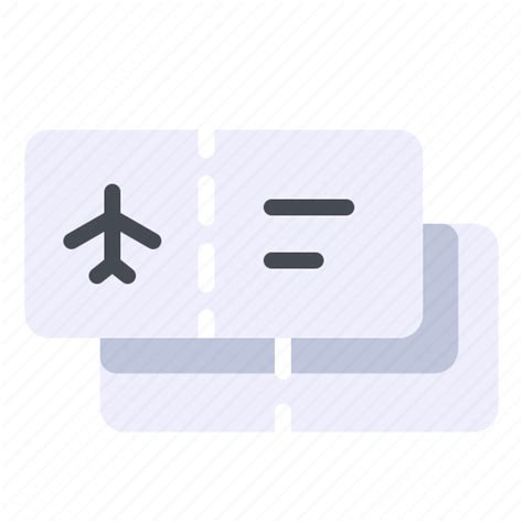 Boarding Flight Pass Ticket Travel Vacation Icon Download On Iconfinder