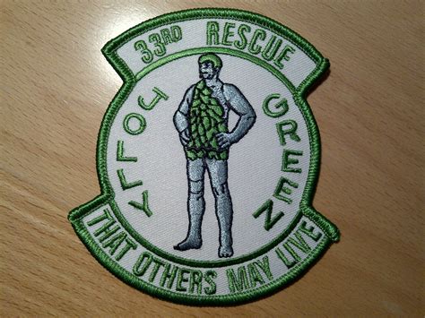 The Usaf Rescue Collection Usaf 33rd Rqs Jolly Green Patch