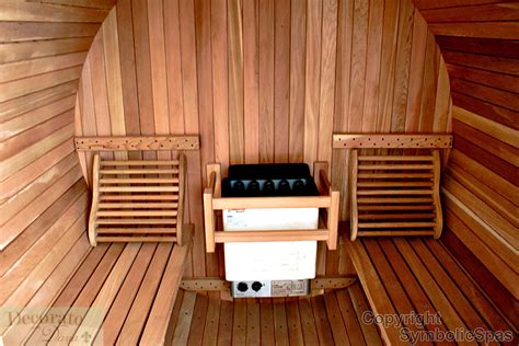 4 Person Outdoor 6 Barrel Steam Sauna 6kw Wet Dry Heat