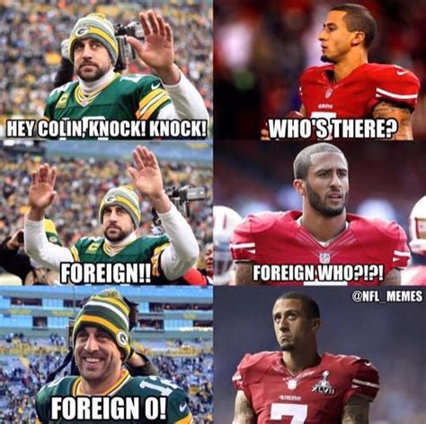 29 best memes of colin kaepernick and the san francisco 49ers humiliated by aaron rodgers and the