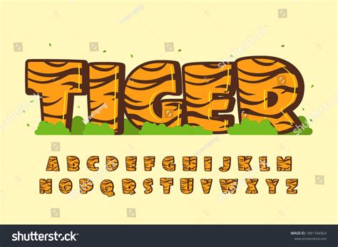 Tiger Font Shutterstock