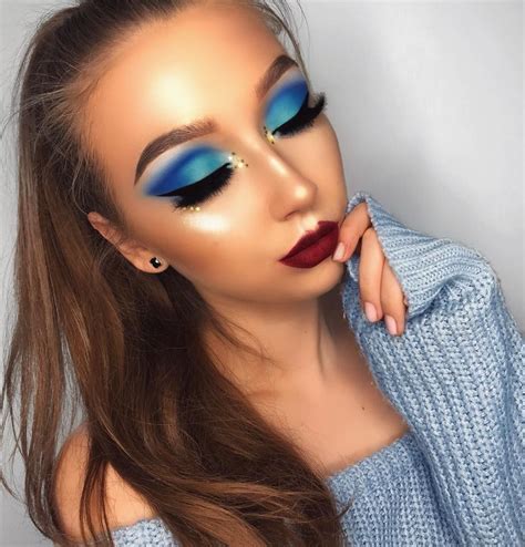 The Arabian Night Sky 🌌⭐️ Eye Eyemakeup Doll Eye Makeup Blue Eye Makeup Blue Makeup