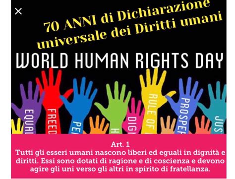 70 Anni Di Dichiarazione Universale Dei Diritti Umani At Cgil Siena Contratti Lavoro