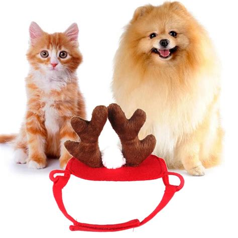 Buy Fashion Pet Dog Cat Antlers Hats Doggy Funny Hat