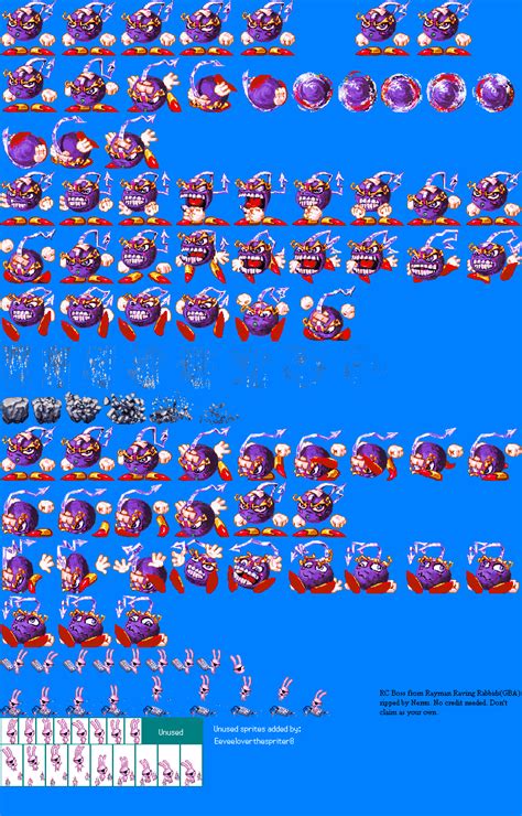 Rayman Sprites The Spriters Resource Full Sheet View Rayman