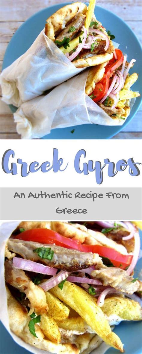 Greek Marinated Pork Gyros Recipe With Homemade Tzatziki