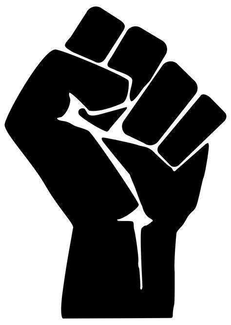 Black Power Fist Png png image