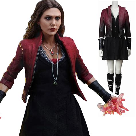 Scarlet Witch Wanda Maximoff Costume Captain America Civil War The Avengers 2 Age Of Ultron