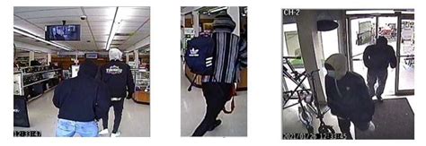 Montgomery County Sheriffs Office Seeking Help Identifying Robbery Suspects At Ez Pawn In