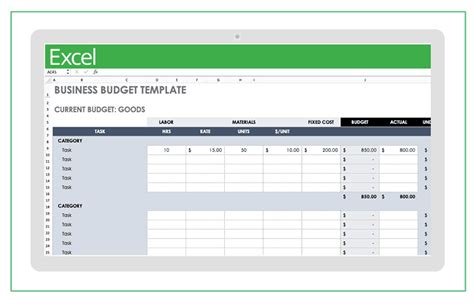 Budgeting Template In Excel Блог о рисовании и уроках фотошопа