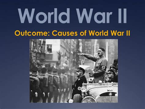 Causes Of World War Ii