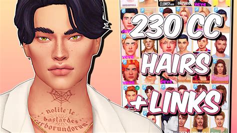 The Sims 4 Maxis Match Male Hair Collection Custom Theme Hill Images