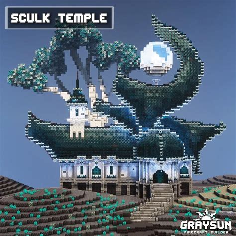 I Built A Sculk Temple On Minecraft Rminecraftbuilds