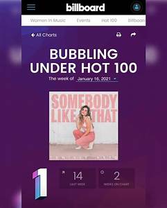 Tenille Arts Quot Somebody Like That Quot 1 On Bubbling Under 100 Chart