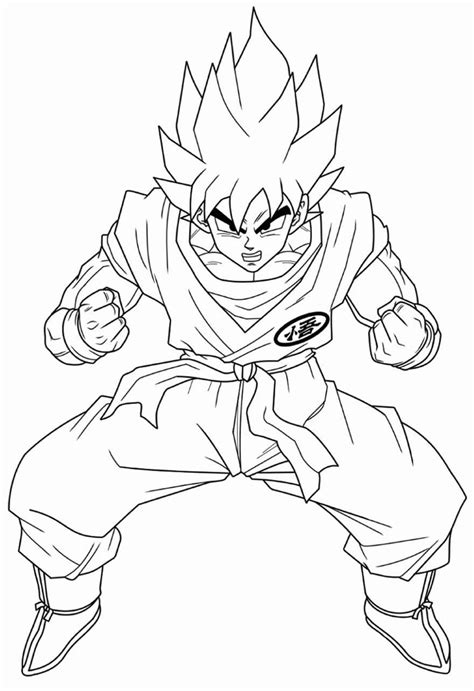 Principal Imagen Desenhos Para Imprimir E Colorir Goku Br Thptnvk