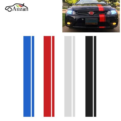 Universal Racing Stripe Car Decals And Stickers X Hood Stripe Auto Graphic Decal Vinyl Car
