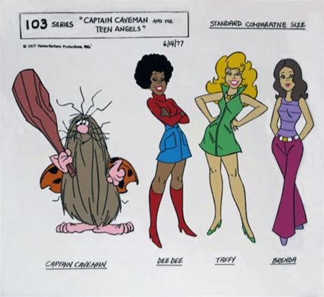 1970s Cartoons Captain Caveman Angel Cartoon Classic