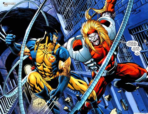 Wolverine Vs Omega Red Wolverine Comic Art Marvel