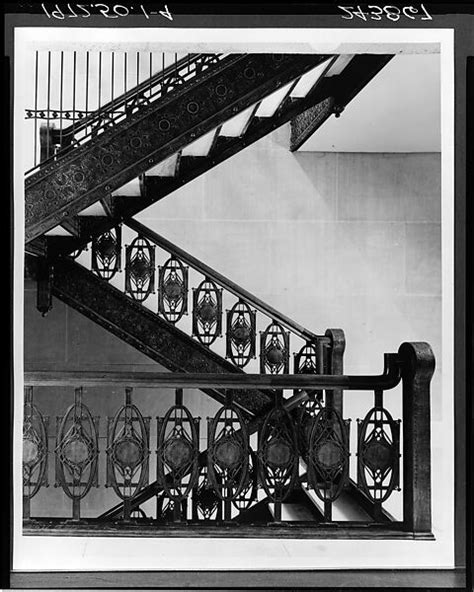 Louis Henry Sullivan Staircase From Chicago Stock Exchange Building