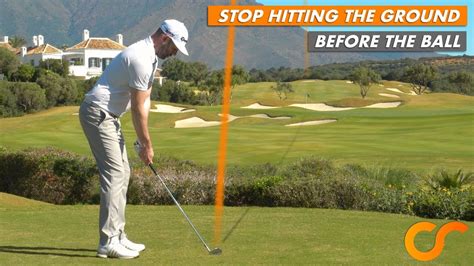 How To Stop Hitting The Ground Before The Golf Ball Youtube