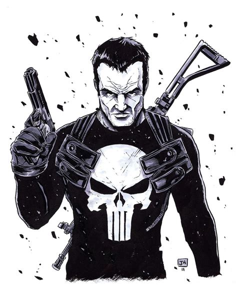 Frank Castle The Punisher Jeremy Haun Marvel Superheroes Art