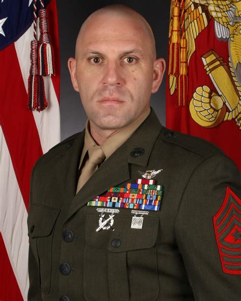 Sergeant Major Thomas M Burkhardt 2nd Marine Division Leaders