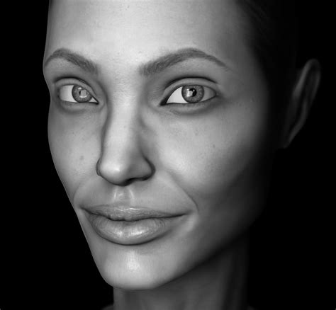 Barbu Art Blog Work In Progress Angelina Jolie