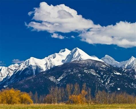 The Mission Mountains In Montana Usa Natural Landmarks Mountains Nature