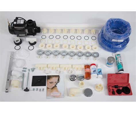 Whirlpool baths and suites at very low prices. 8 Jet Whirlpool Bath Kit With Chrome Jets From Pegasus ...