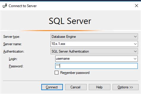 Ssms How To Connect Sql Server By Host Ip Address Stack Overflow