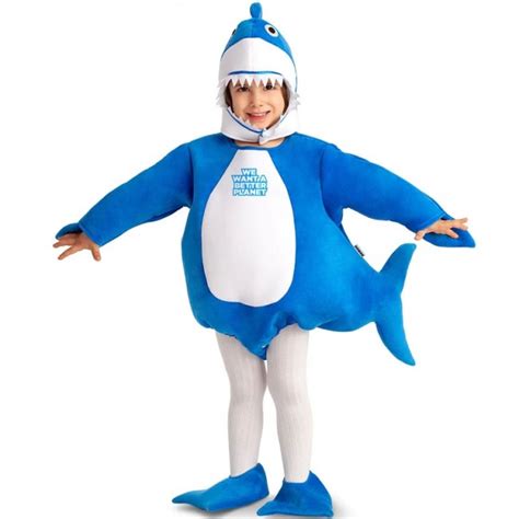 Disfraz Baby Shark Azul Para Bebé 【envío En 24h】