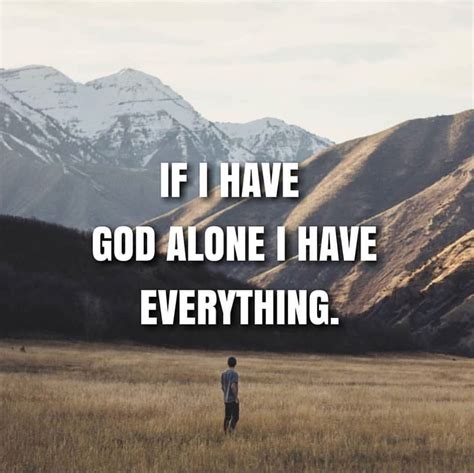 If I Have God Alone