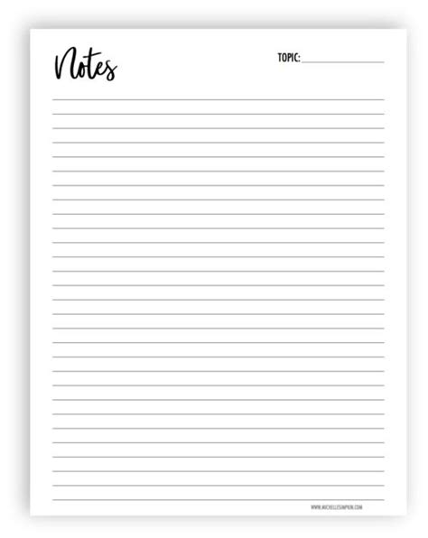 A Notepad With The Words Notes Written In Black Ink On Top Of White Paper