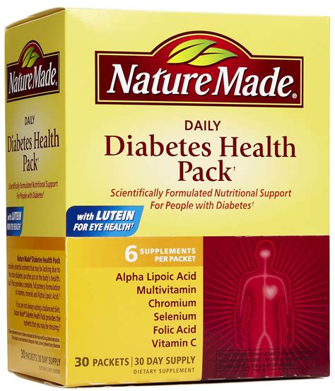 Nature Made Diabetes Health Pack 60 Gói Thuốc Bổ Tốt