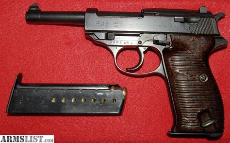 Armslist For Trade Wwii German Nazi Ac42 P38 9mm Pistol Walther