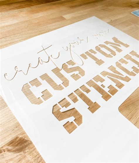 Custom Stencil Create Your Own Stencil Reusable Stencil Etsy