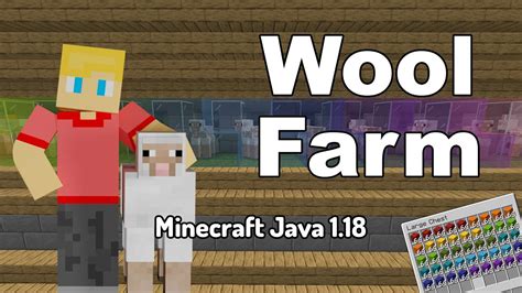 Simple Automatic Wool Farm Minecraft 119 Youtube