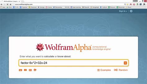 Factoring With Wolframalpha Youtube