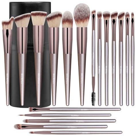 Buy Bs Mall Makeup Brush Set 18 Pcs Premium Synthetic Foundation Powder