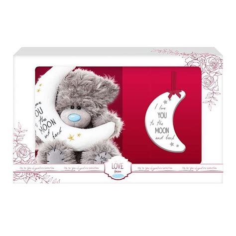 Tatty Teddy Made With Love Me To You Bear And Plaque Set Love You To