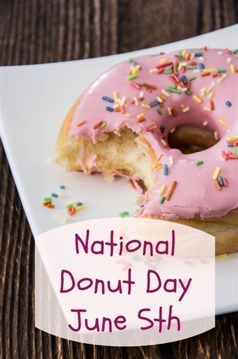 National Donut Day Friday June 5th